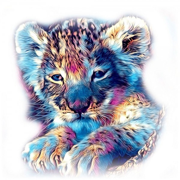 Leone 5d Diy Kit Diamond Painting Pittura Di Diamante NO353