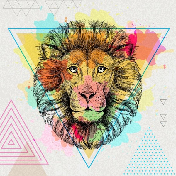 Leone 5d Diy Kit Diamond Painting Pittura Di Diamante NO352