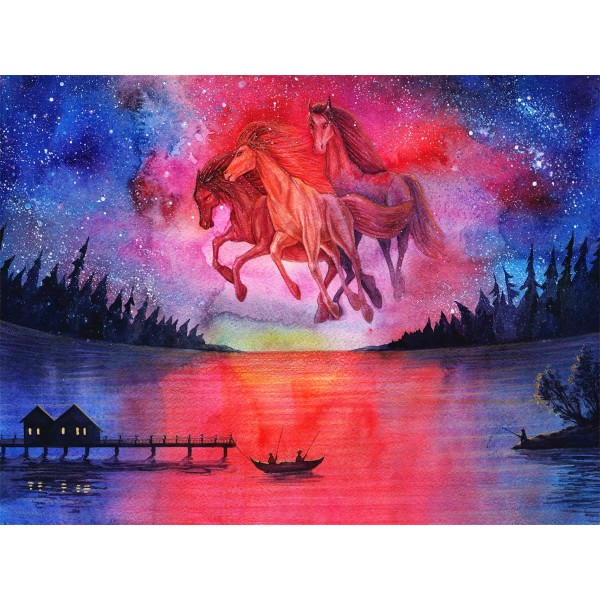 Cavallo 5d Diy Kit Diamond Painting Pittura Di Diamante NO312