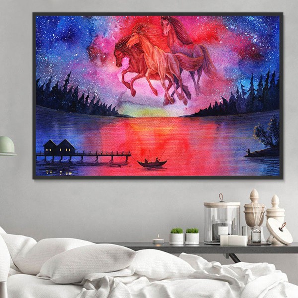 Cavallo 5d Diy Kit Diamond Painting Pittura Di Diamante NO312