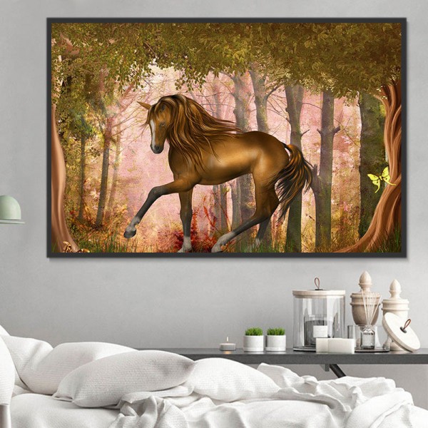 Cavallo 5d Diy Kit Diamond Painting Pittura Di Diamante NO309