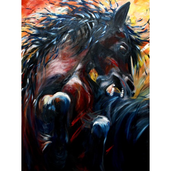 Cavallo 5d Diy Kit Diamond Painting Pittura Di Diamante NO301