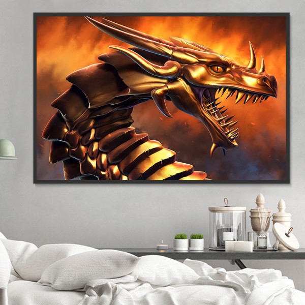 Drago 5d Diy Kit Diamond Painting Pittura Di Diamante NO295