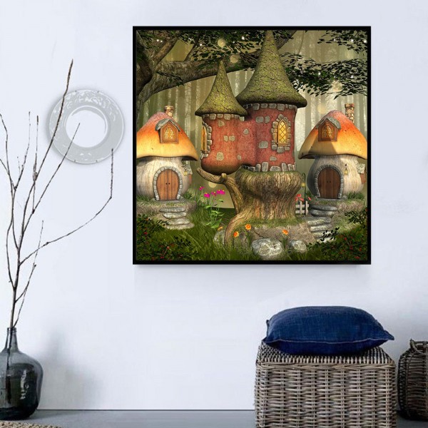 Paese Delle Fate 5d Diy Kit Diamond Painting Pittura Di Diamante NO273