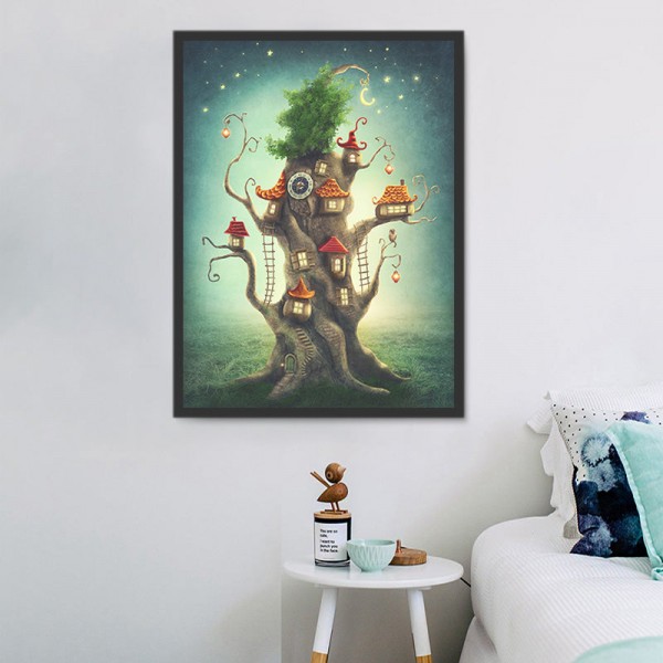 Paese Delle Fate 5d Diy Kit Diamond Painting Pittura Di Diamante NO272