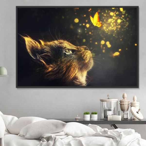 Gatto 5d Diy Kit Diamond Painting Pittura Di Diamante NO178