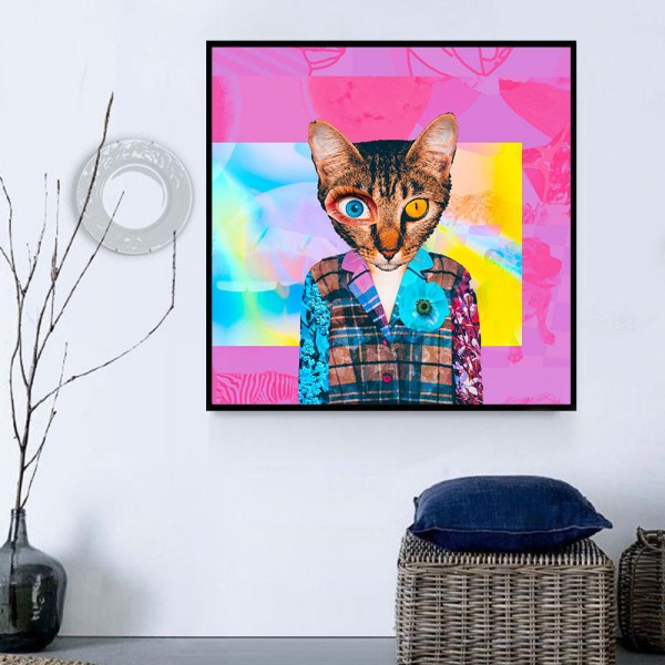 Gatto 5d Diy Kit Diamond Painting Pittura Di Diamante NO168