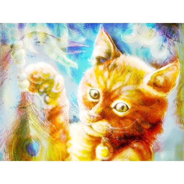 Gatto 5d Diy Kit Diamond Painting Pittura Di Diamante NO165