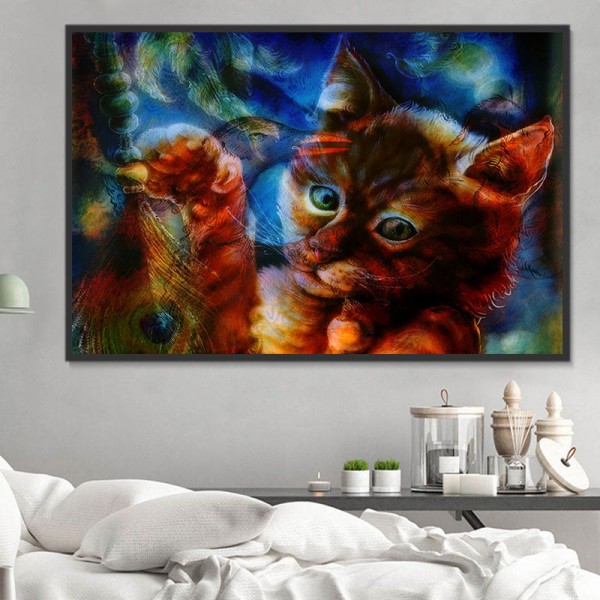 Gatto 5d Diy Kit Diamond Painting Pittura Di Diamante NO164