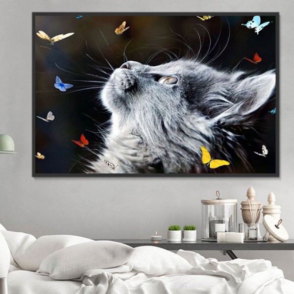 Gatto 5d Diy Kit Diamond Painting Pittura Di Diamante NO156