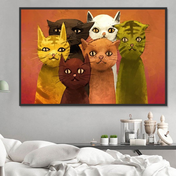 Gatto 5d Diy Kit Diamond Painting Pittura Di Diamante NO152