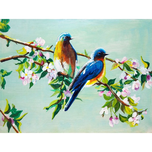 Uccello 5d Diy Kit Diamond Painting Pittura Di Diamante NO144