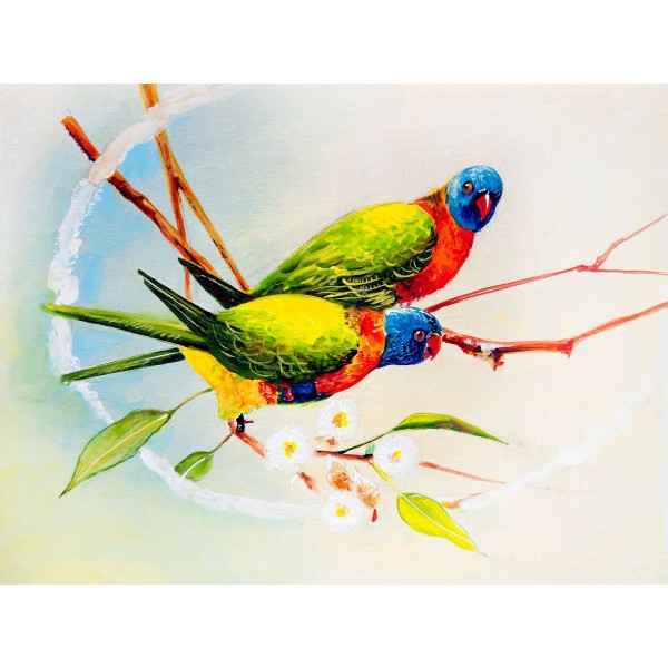 Uccello 5d Diy Kit Diamond Painting Pittura Di Diamante NO143