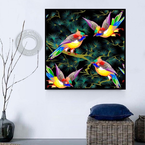 Uccello 5d Diy Kit Diamond Painting Pittura Di Diamante NO121