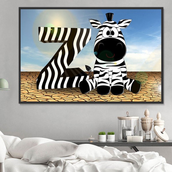Zebra 5d Diy Kit Diamond Painting Pittura Di Diamante NO105