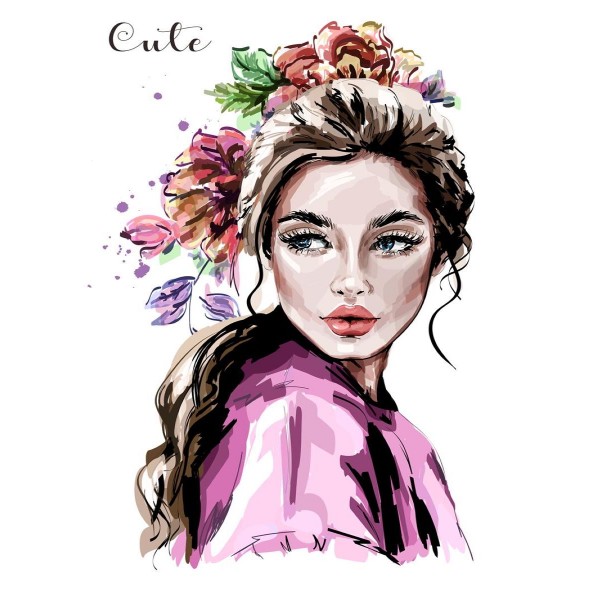 Ritratto 5d Diy Kit Diamond Painting Pittura Di Diamante NO54