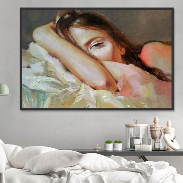 Ritratto 5d Diy Kit Diamond Painting Pittura Di Diamante NO37