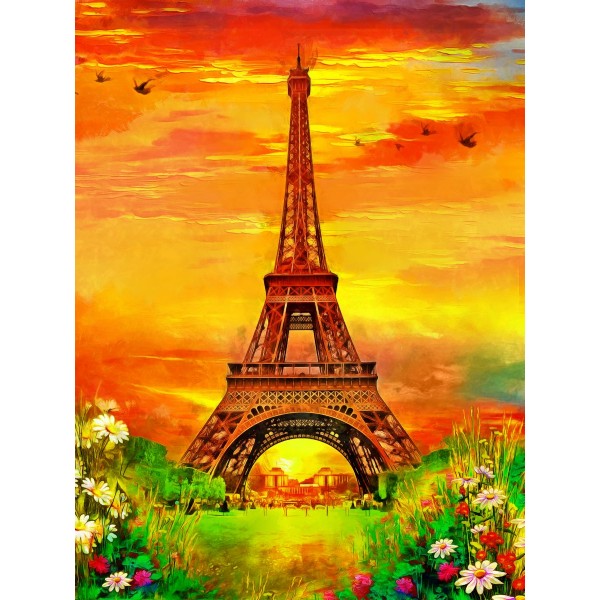 Torre Eiffel 5d Diy Kit Diamond Painting Pittura Di Diamante NO30
