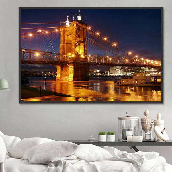 Ponte 5d Diy Kit Diamond Painting Pittura Di Diamante NO28